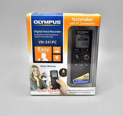 Olympus VN-541PC Digital Voice Recorder - 4GB Notetaker - PC Anschluss 