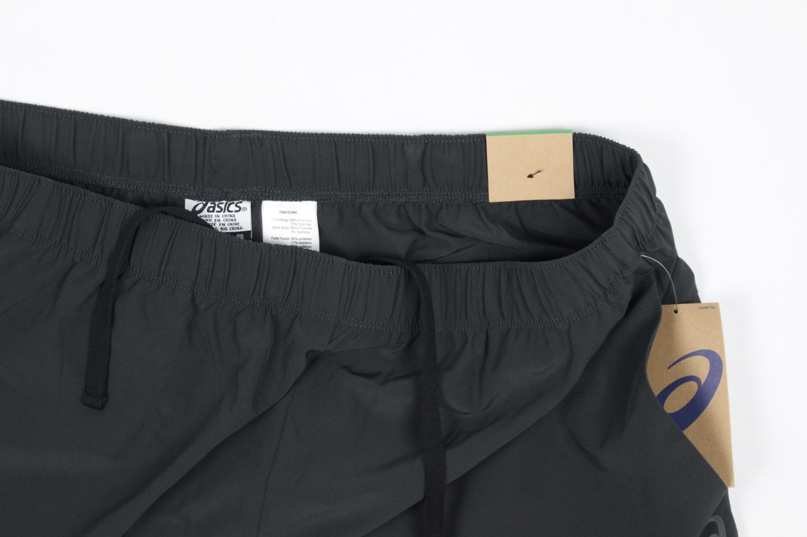 Asics Men's 7" Woven Ripstop Stretch Shorts Running Gym XL Charcoal Unlined thumbnail 5