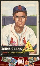 1953 Topps Mike Clark 193 St. Louis Cardinals