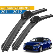 2Pcs Front Windshield Wiper Blades Set For Hyundai Veloster 2011 - 2017 26"+18"