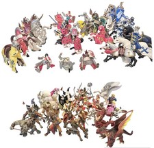SCHLEICH PAPO Medieval Knights Horses Wizard Fairies Fantasy Large Figure Lot