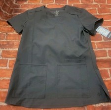 Med Couture Womens Scrub Top Insight Sz Small Nwt Gray