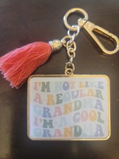 "I'm not like a regular grandma. I'm a cool grandma" Colorful keychain