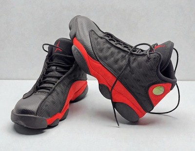 Air Jordan 13 Retro Bred Black & Red Classic Iconic Sneakers Size 9.5
