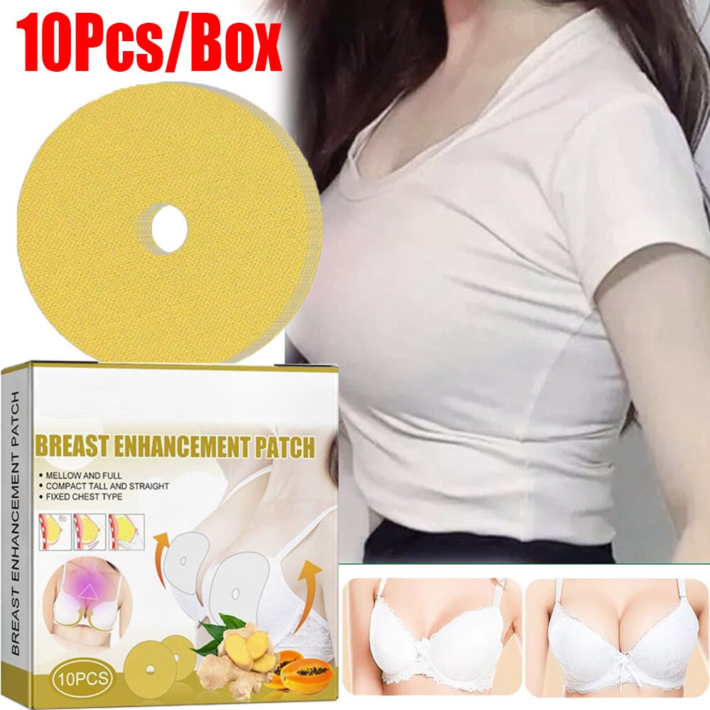 10 Pcs Breast Enhancement Patch Plant Ingredients Bust Enlargement Lifting Patch