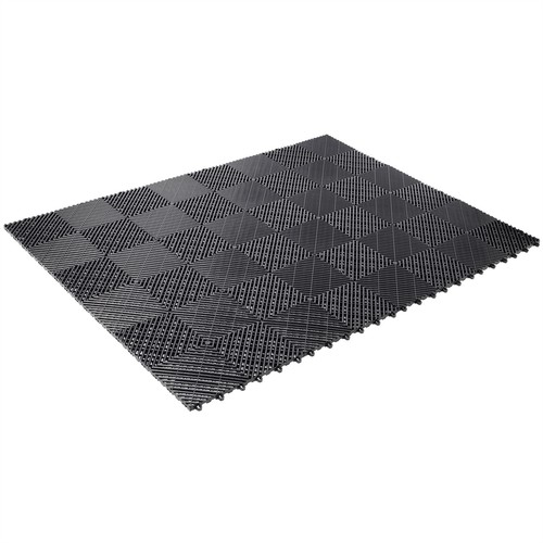 25pcs 15.6x15.6" Plastic Interlocking Modular Garage Flooring Tile Drainage Tile - Afbeelding 7 van 29