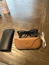 Ray-Ban Meta Wayfarer Gen 1 Shiny Black Smart Glasses RW4006 12MP Camera AI