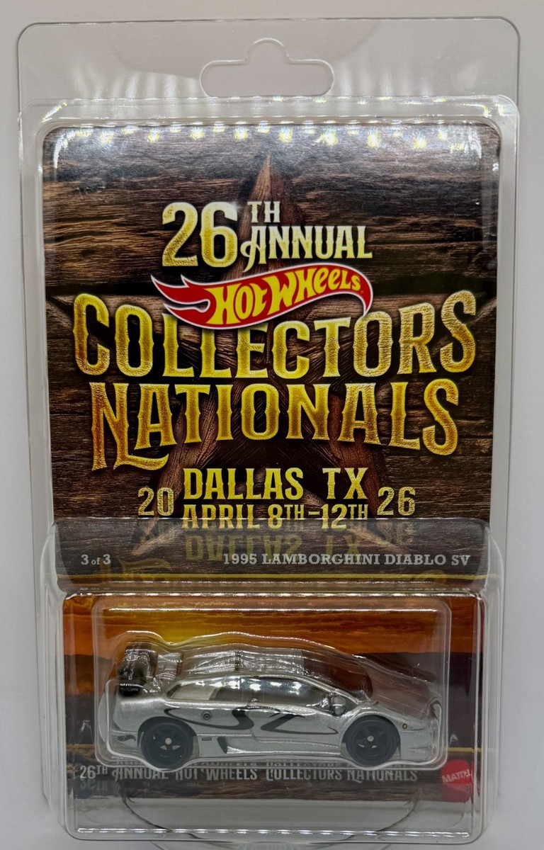Hot Wheels 2026 Dallas Nationals 1995 Lamborghini Diablo SV Finale