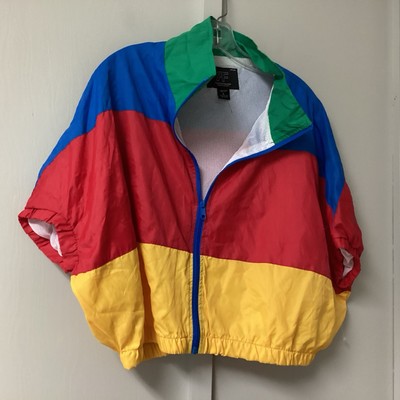 Redfox Jacket Size Large Premium Collection Colorful Crop Light Weight Short Sle