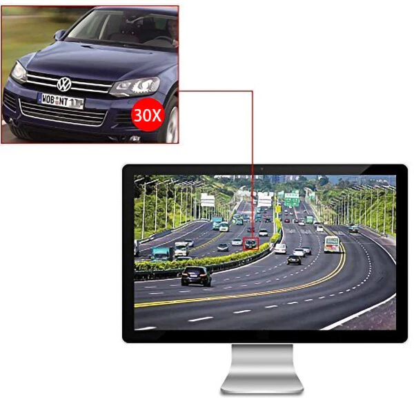 5MP FHD WiFi Wireless Camera Auto Track  2.4G CCTV Camera Outdoor 30X Zoom - Image 4 of 4