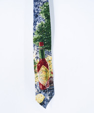 Tabasco Impressionist Painting Look 100% Silk Neck Tie Made In USA