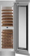 Bertazzoni REF24WCPRR 24" Panel Ready Dual Zone Wine Cooler Column