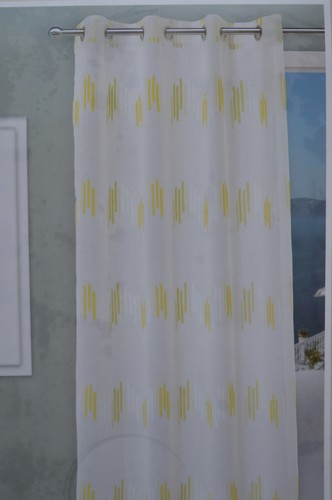 PANNELLO TENDA CONFEZIONATA CON BORCHIE ARTICOLO RAISSA VERDE 140X280 - Imagen 4 de 4