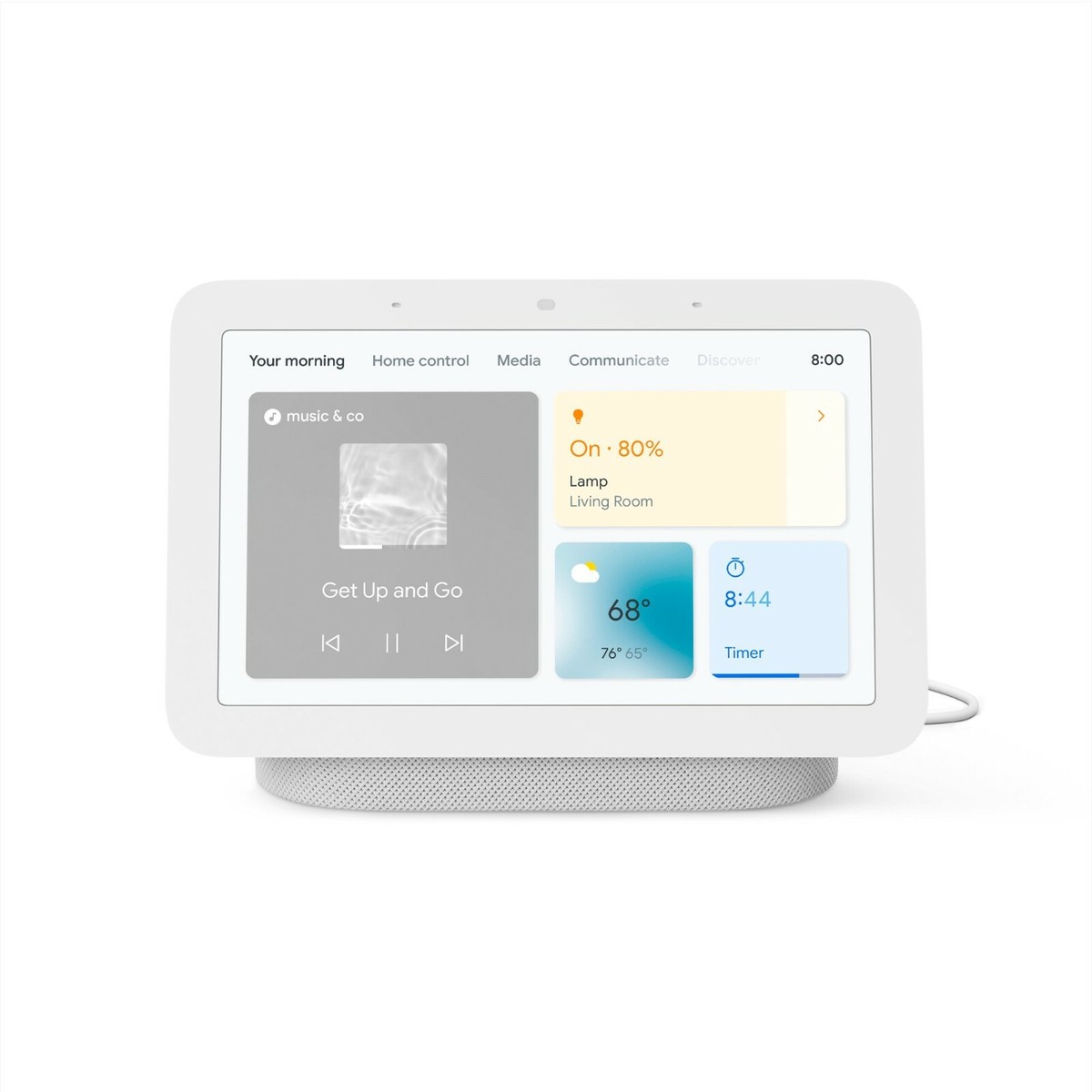 Nest Hub Smart Display with Google Assistant (2nd Gen) - CHALK
