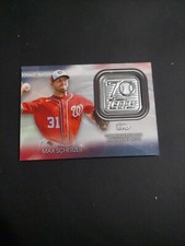 2021 Topps Update Series - Topps 70th Anniversary Manufactured Logo Patches...