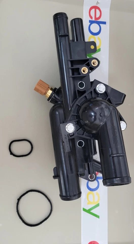 🆕 Thermostat Housing Coolant for Kia Santa Fe Tucson Sonata Optima Sorento - Image 2 of 4