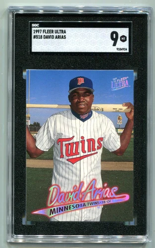 1997 Fleer Ultra David Ortiz RC #518 SGC 9 MINT HOF