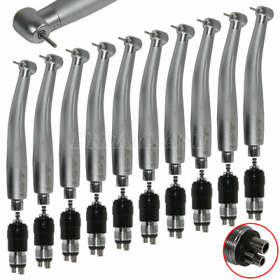 Dental Hgh Speed LED E-generator Turbne Handpece W/4Hole Coupler NSK