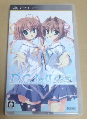 PSP Da Capo I &II Plus Situation Portable Japanese Games Tested Genuine