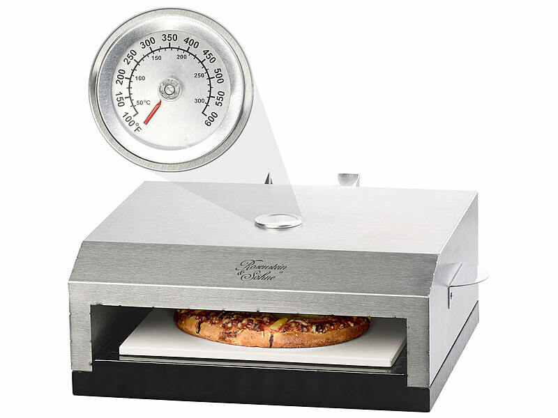 Four à pizza rose pour barbecue en terrasse et soirées conviviales en famille