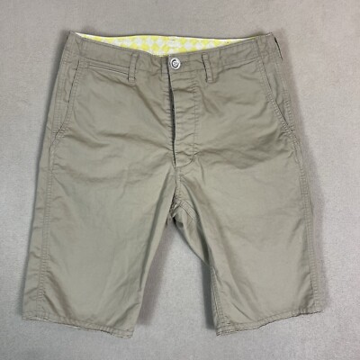 VISVIM Shorts Mens Small Khaki Chino Half Pants Japan  Preppy Casual Adult