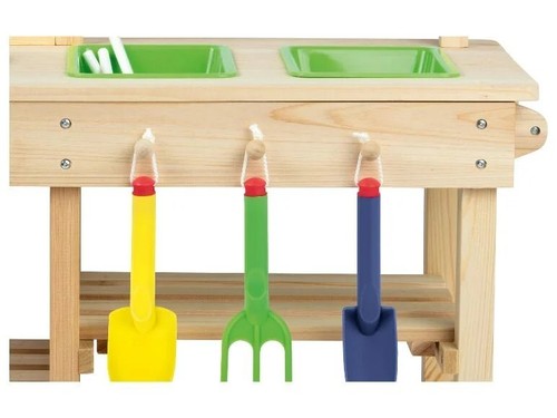 Spielküche Outdoor Matschküche Holz Holzküche Waschbecken Garten Kinder Neu OVP - Bild 9 von 11