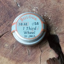 Vintage Bulova watch 10AE original third wheel NOS part 5A for 21j model