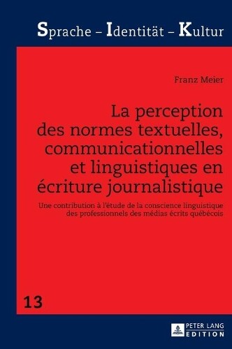 Thumbnail - Franz Meier La Perception Des Normes Textuelles, Communicati