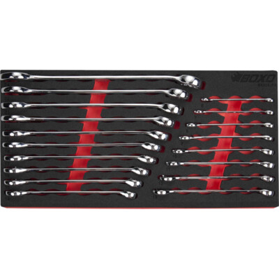 Metrisches Kombinationsschlüssel-Set 18-teiliges 6 bis 24 mm Boxo BX323-R2