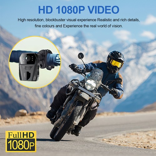 Mini Body Camera 1080P Portable Night Vision Police Cam Video Recorder Camcorder - Picture 4 of 15