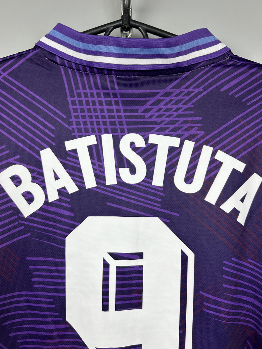 Fiorentina Batistuta 1992/1993 Home 7up Soccer Jersey Lotto Fiorentina Batistuta 1992/1993 Home 7up Soccer Jersey Lotto