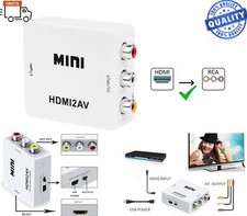 Convertitore Adattatore Video Da HDMI  a AV RCA Interfaccia HDMI 2 AV CAVO USB