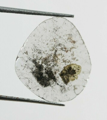 1.07 Ct Natural Loose Diamond Transparent Fancy color Polished Slice Diamond