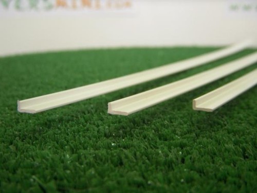 Barre D'angle En Polystyrène (styrène) à 90° - Épaisseurs Variables De 1,2 à 9,5 Mm - Pour Modélisme, Maquette - Plastruct