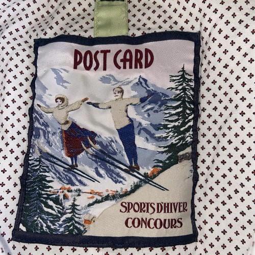 Post Card Italy Vest Womens Medium Full Zip Quilted Ski Outdoor Italian Pockets - Picture 10 of 11