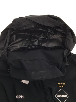 F.C.R.B. 20ss STRETCH LIGHT WEIGHT HOODED BLOUSON S black polyester