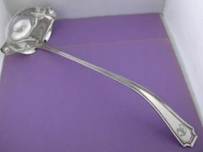 Rare Sterling Silver DURGIN 13 1/2" double spout Punch Ladle FAIRFAX 1910
