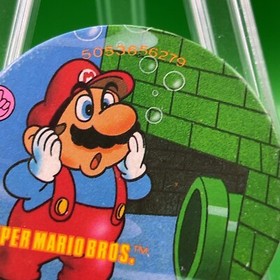 Mario Warp Pipe Menko Super Mario Bros Famicom Card Nintendo 1985 NES Japanese