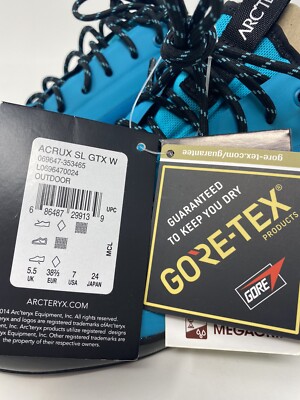 Arc'teryx Acrux SL GTX W Approach Shoes Women's Size 7 - Hydra