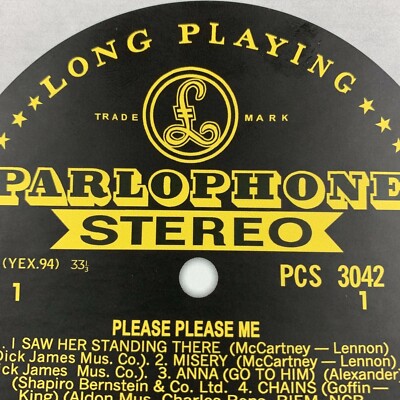洋楽 GOLD PARLOPHONE BEATLES PLEASE PLEASE ME The BEATLES「Please Please Me」Gold Parlophon(1) - Hatena