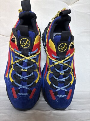 Dominance Blue Red And Yellow Sneakers By Javi Size 10 | eBay