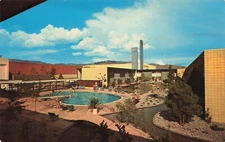 ALBUQUERQUE NM ROUTE 66 WHITE WINROCK MOTEL 1950s VINTAGE POSTCARD 072424 T