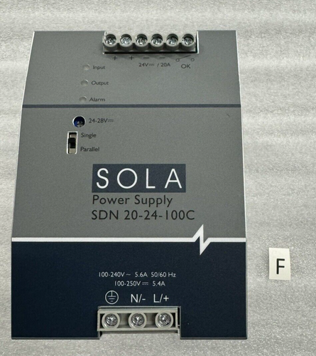 Alimentation SOLA SDN 20-24-100C 24VDC 20A - Occasion Mais Fonctionnelle - 100-240VAC