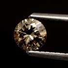 GIA loose certified natural .40ct SI2 U-V Light Brown round brilliant diamond — photo 3