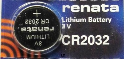 CR 2032 RENATA WATCH BATTERY ECR2032 CR2032 FREE SHIPPING Authorized Seller 