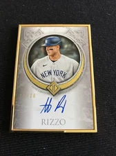 Anthony Rizzo 2023 Topps Transcendent Collection Gold Frame Auto #12/20 Yankees