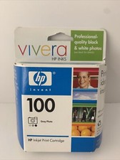HP Vivera 100 Ink Gray Photo Inkjet Print Cartridge NEW Expired Oct 2006