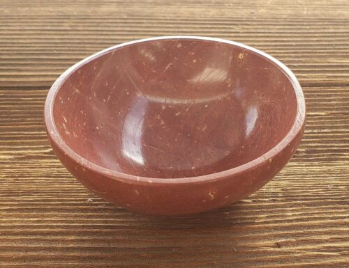 Red Jasper Bowl, Hand Carved Crystal Bowl, Healing Bowl in... - Picture 1 of 4