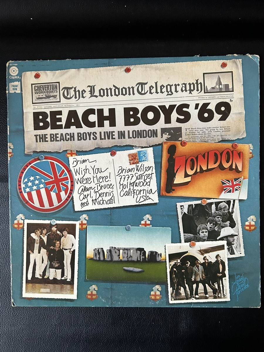 The Beach Boys '69 Live in London-Capitol ST-11584 Vinyl LP surf