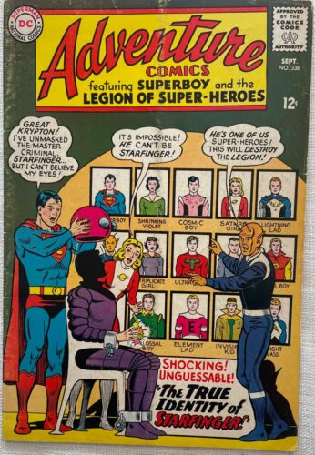 Adventure Comics #336, VG, Legion of Super Heroes, Silver-Age DC, 1965 - Zdjęcie 1 z 1